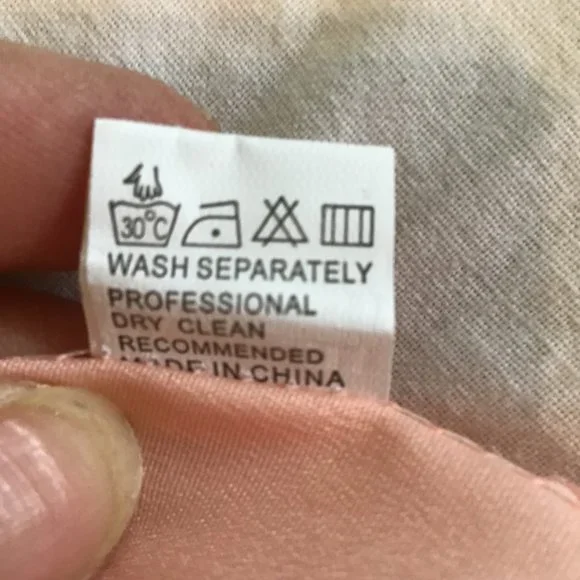 Eyelet Lace Peach Romper Dress with Cap Sleeves - Picture 10 of 10